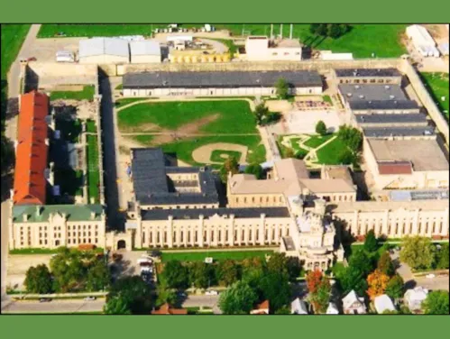 Aerial view of Anamosa State Penitentiary