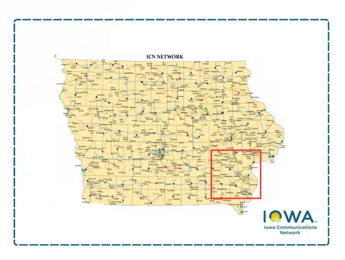 Map of Iowa