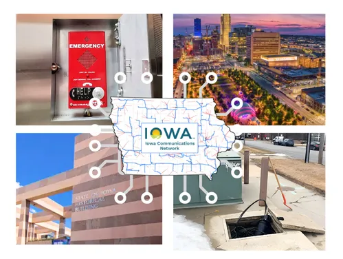 ICN network map connecting all the big projects from 2025