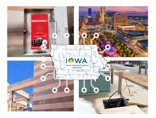 ICN network map connecting all the big projects from 2025