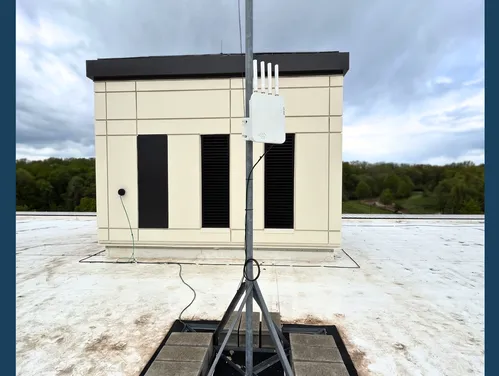 Backup cellular device for roof top
