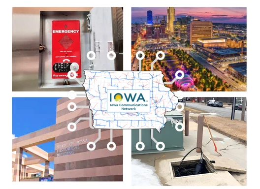 ICN network map connecting all the big projects from 2025