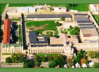 Aerial view of Anamosa State Penitentiary