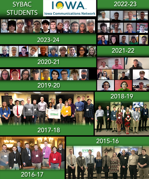 photo gallery of all the SYBAC students through the years 2015 to 2024