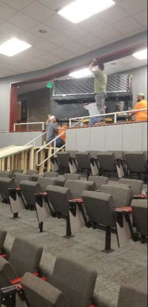 Moving CRAC Unit down stairs
