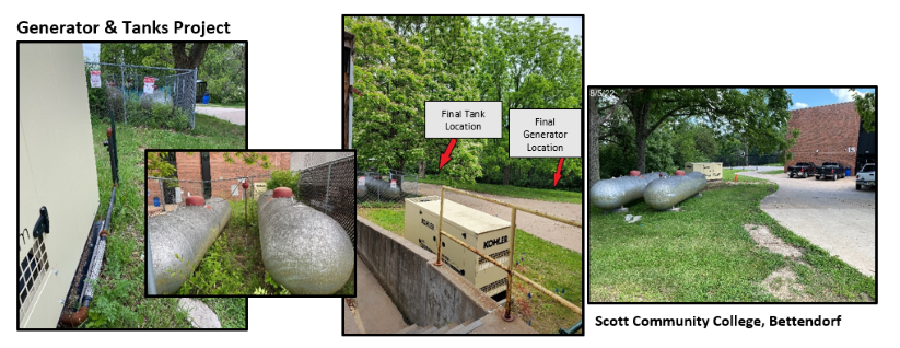 Picture of Generator at Scott Community College, Bettendorf, IA